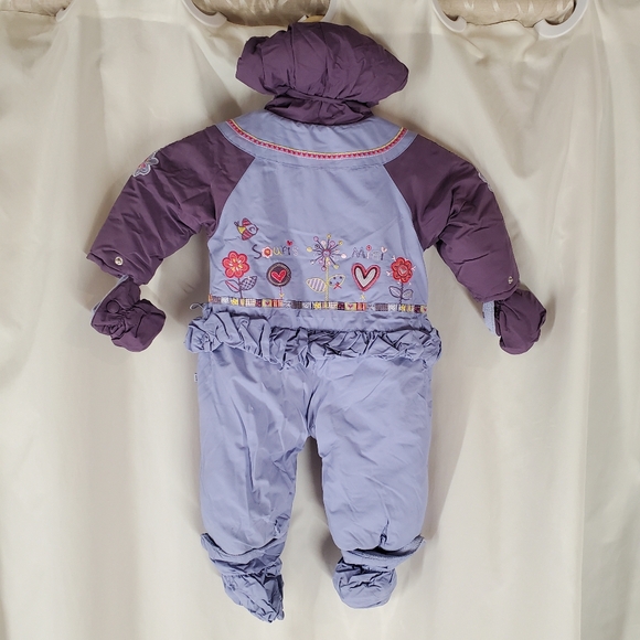 Souris Mini one piece snowsuit size 6/9M - Picture 3 of 10